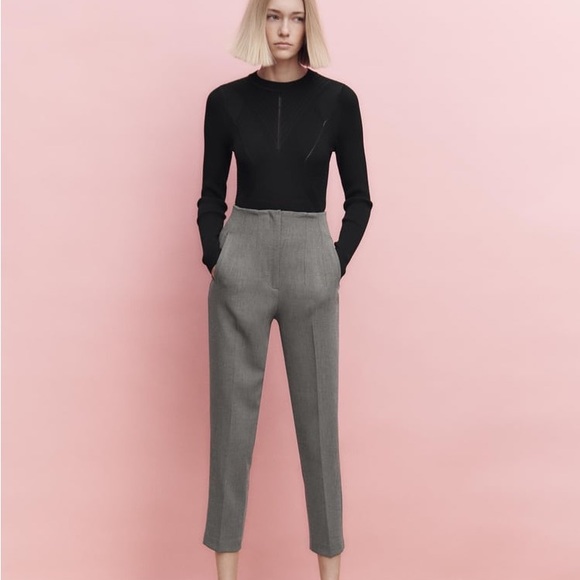 Zara Pants - NWT Zara High-Waisted Dress Pants